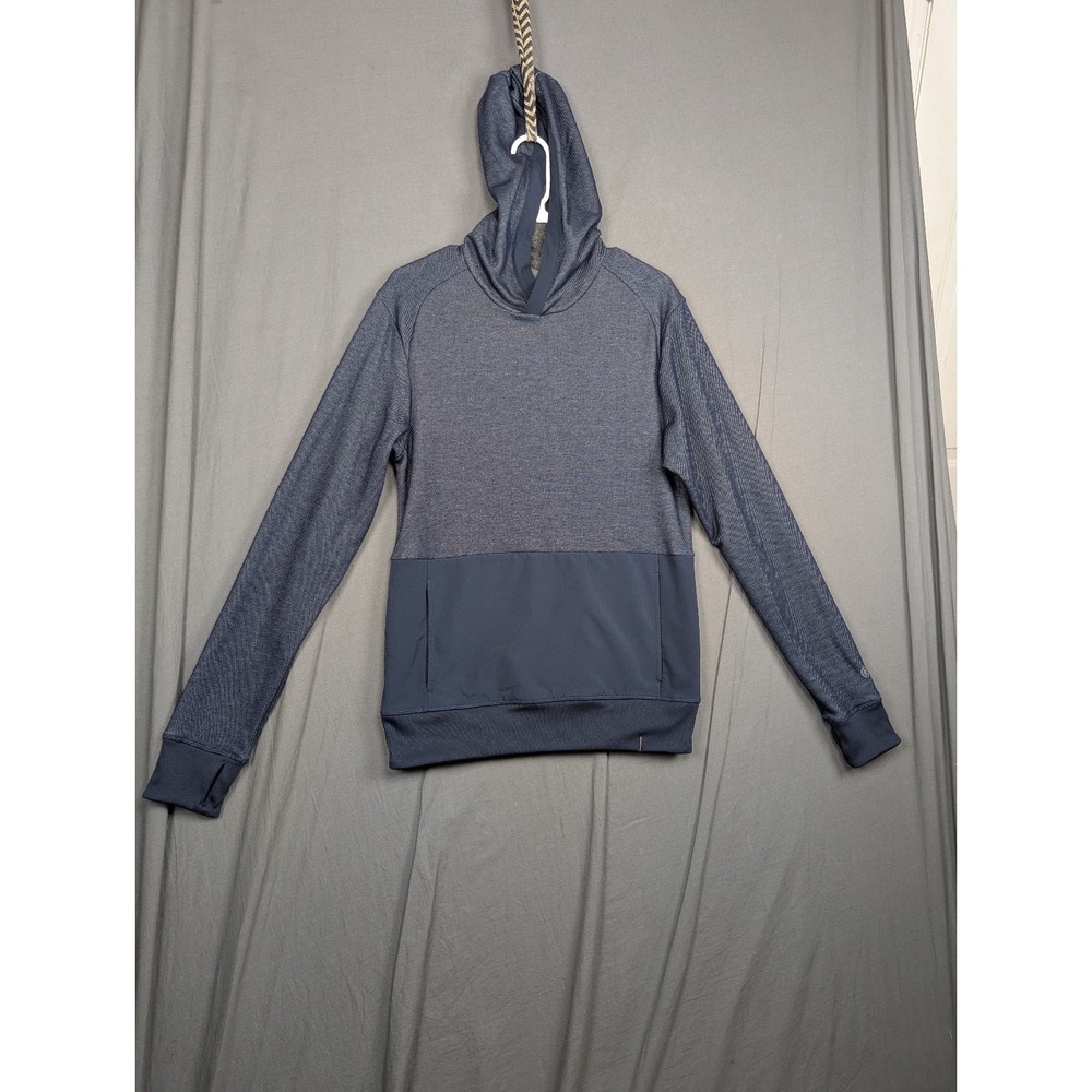Champion Hoodie Mens Small Blue Pullover Sweatshirt Activewear